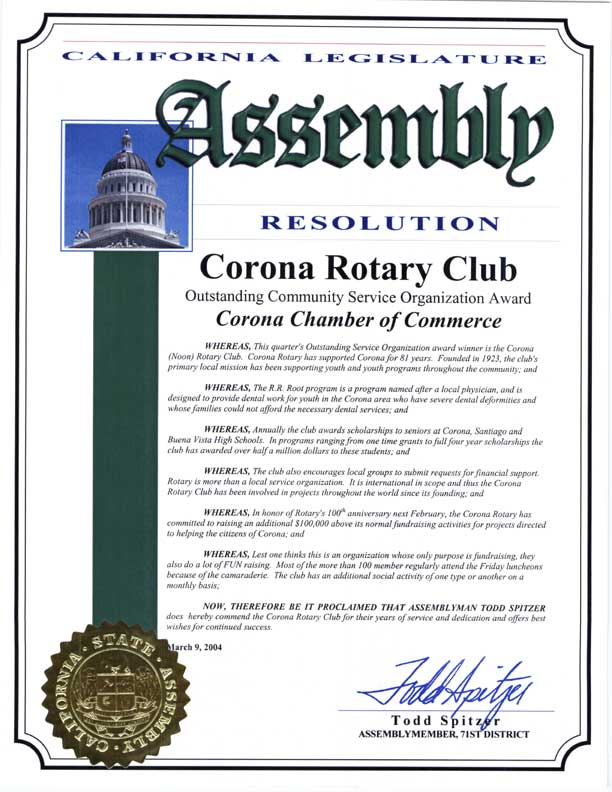 corona rotary assembly