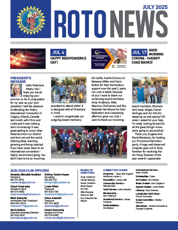 ROTO NEWSJULY 2025